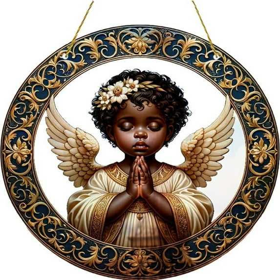 Isvgxsz Charming Jesus Christ Acrylic Stained Glass Window Hanging Sun Catcher Decor Stained Panel Hangings Wall Art Decor, for Friends and Family (Jesus Christ)