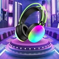 thumbnail image 1 of Isvgxsz 2.4GHz Wireless Gaming Headset with Noise Cancelling Mic for PS4, PS5, PC, Mac,Playstation 4 5, Bluetooth Gaming Headphones Headset with Flip Microphone for Laptop Computer, 1 of 6