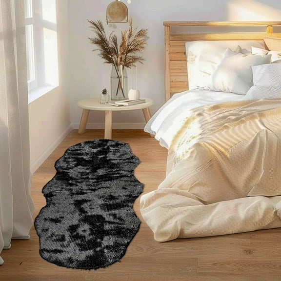 71 in Extra Large Bedroom Rug Plush Soft Carpet, Non Slip Machine Washable Thick Water Absorption Rugs for Living Room Bathroom, Durable Modern Design