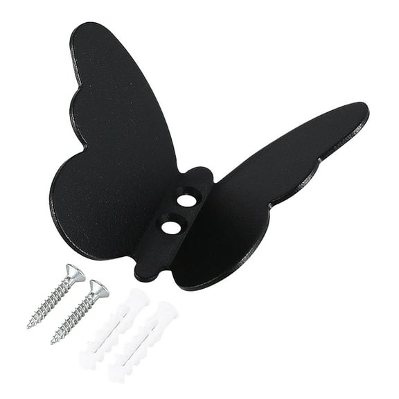 Isvgxsz Butterfly Coat Hooks, Wall Mounted Metal Hooks Stainless Steel Bath Robe Towel Hooks Decorative Wall Animal Hooks Hangers Hanging Rack Hooks for Bedroom Bathroom Home Decor