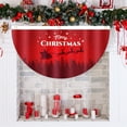 thumbnail image 1 of Isvgxsz Christmas Bunting Flags, Fan Shaped Christmas Print Flag Hanging Bunting Flag, Christmas Half Fan Flag Banners for Xmas Party Indoor Outdoor Garden Patio Yard Decoration, 1 of 6