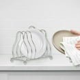 thumbnail image 1 of Isvgxsz Dish Storage Rack -Plate Holder Organizer - Upright Cabinet Dish Drying Rack - Metal Dish Organizer Stand for Kitchen Counter Cupboard, 1 of 6