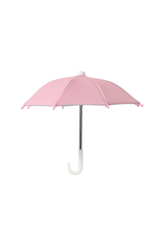 Miniature Black Adjustable Umbrellas Cute Tiny Umbrellas Mini Umbrella for Decoration Mini Sunny Rainy Umbrella for People Photography Props Home Decoration Supplies