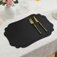 thumbnail image 1 of Isvgxsz Placemats - PVC Vinyl Table Mats, Heat-Resistant, Non-Slip, Washable PVC Table Mats, Woven Vinyl Plastic Placemats for Dining Table, Non-Slip Stain Resistant Kitchen Table Placemats, 1 of 6