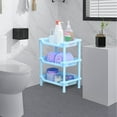 thumbnail image 1 of Isvgxsz Tier Storage Rack Bathroom Shelving Unit, Free Standing Small Shelf Stand, Floor Standing Shelf for Bathroom, Office, Living Room, Balcony, Kitchen, 1 of 6