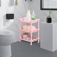 thumbnail image 1 of Isvgxsz Tier Storage Rack Bathroom Shelving Unit, Free Standing Small Shelf Stand, Floor Standing Shelf for Bathroom, Office, Living Room, Balcony, Kitchen, 1 of 7