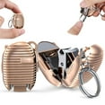 thumbnail image 1 of Isvgxsz Ultra-Thin Nail Clippers Keychain, Mini Foldable Nail Cutter with Key Ring, Small Portable Stainless Steel Pocket Manicure Set for Travel, Camping, & Outdoors (1-Pack), 1 of 4