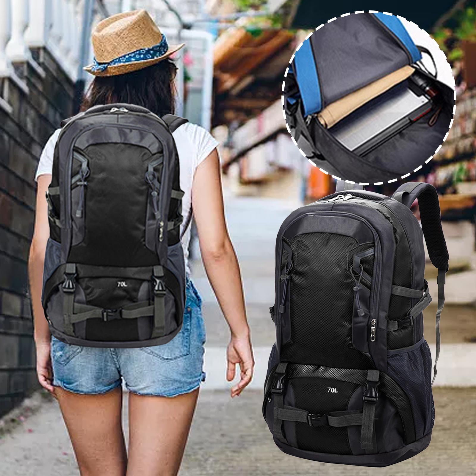 rains ultralight backpack Naturehike 45L Rock Internal Frame Hiking for Outdoor Camping Travel Backpacking with Rain Cover Backpack for Adults : Sports & Outdoors Backpack Mini is a downscaled version of Backpack Rucksack RAINS Ultralight Sage