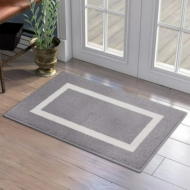Isvgxsz Front Door Mat Indoor Outdoor Entrance, Waterproof All-Season, All-Weather Doormat, Sturdy Natural Rubber, Fade Resistant, Low Profile, Easy Clean Patio Porch Entryway Mat, 31.49x20in