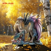 Isvgxsz Garden Fairies Figurines,Bohemian Fairy Flower Pot Decoration,Fairy Yard Props Decoration Sign,Acrylic Ground Plug,Fairy Garden Accessories for Garden Yard Lawn Decor