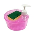 thumbnail image 1 of Isvgxsz Kitchen Dish Soap Dispenser Set,Dish and Hand Soap Dispenser with Sponge Holder, 3-in-1 Countertop Sponge Dual Soap Pump Dispenser for Kitchen Sink, 1 of 4
