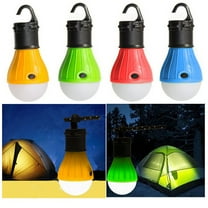 Isvgxsz LED Camping Tent Lantern, Portable Outdoor Waterproof Emergency Light Bulb, Battery Powered, Super Bright, for Hiking, Party,Camping, Fishing, Power Failure (4 Packs )