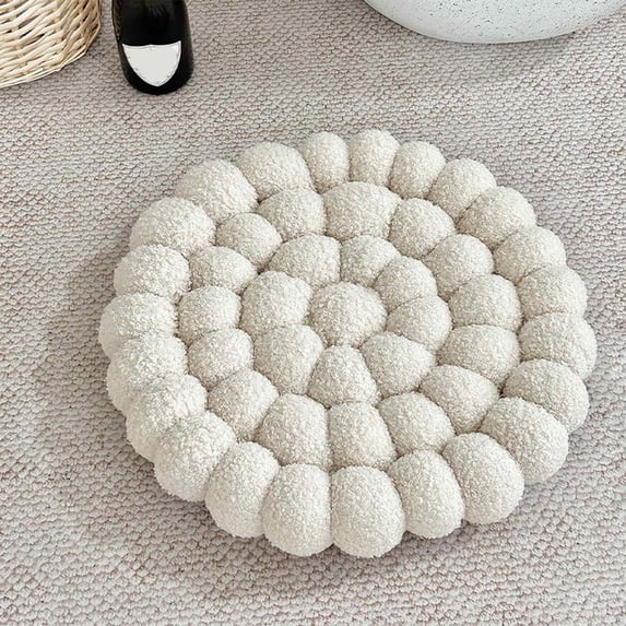 Isvgxsz Meditation Floor Pillow, Large Floor Seat Cushion,16inch Round Floor Pillows Seating for Adults,Solid Thick Meditation Cushion for Yoga Balcony Living Room Tatami Outdoor