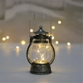 thumbnail image 1 of Isvgxsz Mini Lantern with Flickering LED Candle, Hanging Candle Lantern, Table Centerpiece, Vintage Lantern Decorative for Western Party Decor, Halloween,Wedding,Christmas Decorations, 1 of 2
