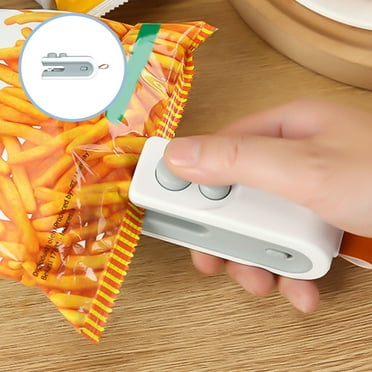 Isvgxsz Mini Portable Handheld Heat Vacuum Sealer Bag Sealer Mini Sealing Machine Hand Pressure Heat Sealing Machine Handheld Plastic Bag Sealer Mini Food Sealer for Plastic Bags Food Saver