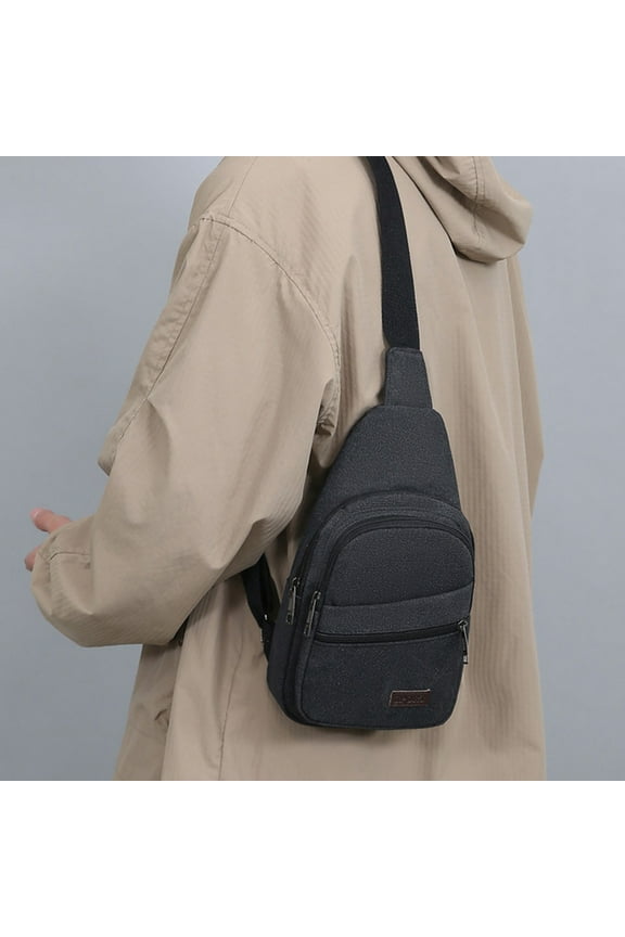 Small Crossbody Bag for Men,Oxford Cloth Messenger Shoulder Bags Crossbody Satchel Bag Men's Side Bags Over the Shoulder Purse