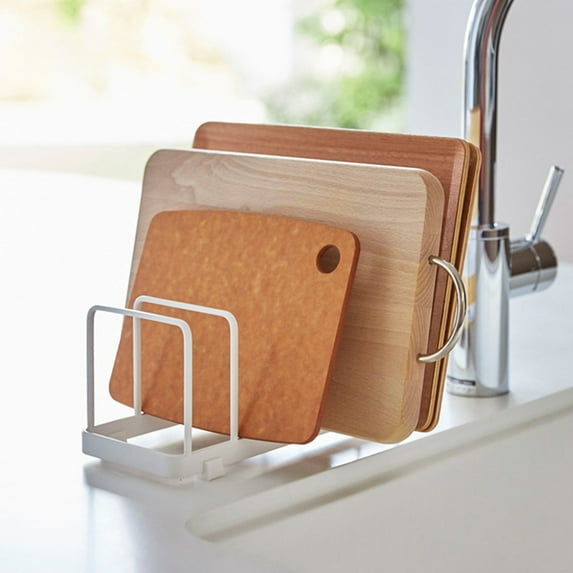 Isvgxsz Small Dish Drying Rack - Compact Dish Rack for Kitchen Counter, Dish Drainer for Kitchen Sink Cabinet, Space Saving Plate Rack Cutlery Holder