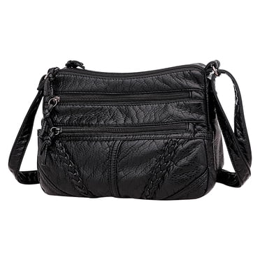 Sac Bandoulière Vintage Femme En Simili Cuir Doux - Design élégant, Rouge, Neuf Avec étiquettes
