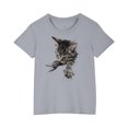 thumbnail image 1 of Qingpeng Cat Print Shirt for Boys Girls Comfortable T-Shirt for Toddler Lightweight Tees for Little Girls, 1 of 5
