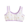 thumbnail image 1 of Qingpeng Big Girls Sports Bra Teens Casual Breathable Cute Print Cotton Training Bras, 1 of 3