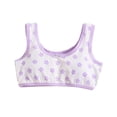 thumbnail image 1 of Qingpeng Big Girls Sports Bra with Breathable Pads Teens Cotton Training Bras, 1 of 3