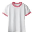 thumbnail image 1 of Qingpeng Toddler Boys Girls Short Sleeve Tee Kids Cotton Sport Crew Neck T-Shirts, 1 of 9