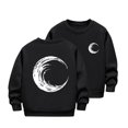 thumbnail image 1 of Qingpeng Girl's Cute Graphic Print Sweatshirt Crewneck Long Sleeve Drop Shoulder Oversize Pullover Tops, 1 of 3