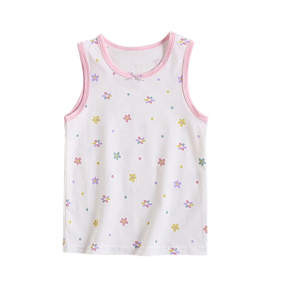 Qingpeng Girls Dance Tank Tops Sleeveless Tees for Gymnastics and Dance