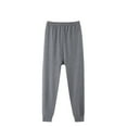 thumbnail image 1 of Qingpeng Kids Girls Boys Cotton Lounge Pants Toddler Elastic Waist Solid Comfy Sleepwear Bottoms with Pockets, 1 of 4
