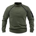 thumbnail image 1 of Qingpeng Pullover T Shirts for Men Solid Round Neck Long Sleeve Shirt Casual Slim Top, 1 of 4