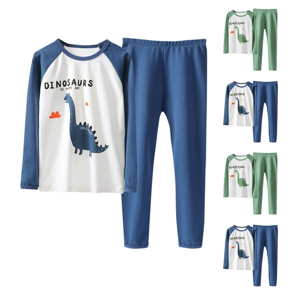 Qingpeng Toddler Boy Girl 2Pcs Fall Winter Set Kids Long Sleeve Sweatshirt & Jogger Pants Set Clothes Outfits