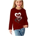 thumbnail image 1 of Qingpeng Toddler Boys Girls Basic Shirt Kids Casual Slim Cute Print Shirt Round Neck Long Sleeves Pullover Shirt Top, 1 of 5