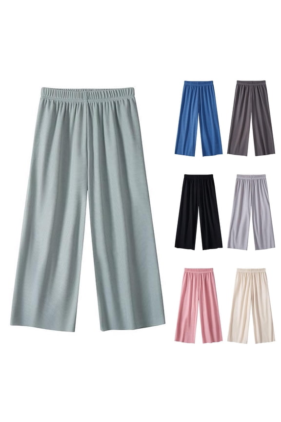 Toddler Girl Casual Wide Leg Pant Kids Fall Comfy Pants Basic Plain Soft Pants Flowy Cute Long Trousers