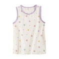thumbnail image 1 of Qingpeng Toddler Girl's Soft Cotton Camisoles Undershirt Little Kids Tank Tops with Cute Prints Fits 3-11 Years, 1 of 3