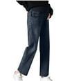 thumbnail image 1 of Qingpeng Women's Stretch Maternity Jeans Over The Belly Bell Bottoms Flare Denim Pants Pregnancy Clothes with Pockets, 1 of 5