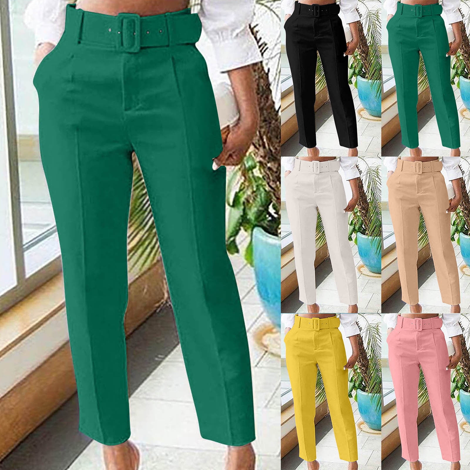 AnyBody All-Stretch Twill Wide Leg Cropped Pants - QVC.com