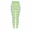 thumbnail image 1 of Qingpeng Halloween Striped Print High Waist Leggings for Women Stretchy Fitness Running Workout Sports Casual Pants, 1 of 9