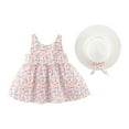 thumbnail image 1 of Qingpeng Toddler Girls Dress Summer Dresses Sleeveless Flower Sundress Todddler Girls Clothes, 1 of 6