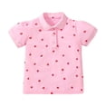 thumbnail image 1 of Qingpeng Toddler Girls T Shirts School Uniform Shirts for Girls Short Sleeve Girls Collared Shirts, 1 of 9