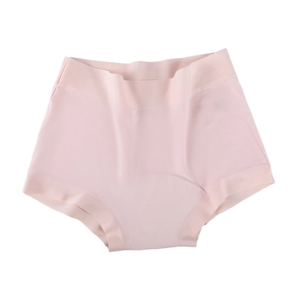 Qingpeng Women High Waist Cotton Briefs Solid Color Comfortable Underwear Panties Size M-XL