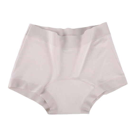 Qingpeng Women High Waist Cotton Briefs Solid Color Comfortable Underwear Panties Size M-XL