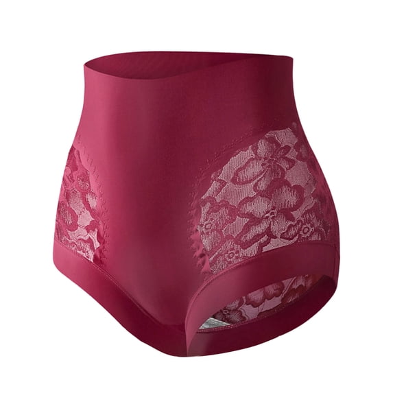 Qingpeng Women High Waist Seamless Shapewear Briefs Breathable Elastic Hip Lifting Panties Size M-XXL