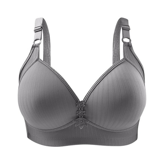 Qingpeng Women's Perfect T-Shirt Bra Full Coverage Lightly Lined Bra for Women