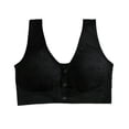 thumbnail image 1 of Qingpeng Womens Front Closure Bras Wide Straps No Underwire Soft Support Comfy Breathable Everyday Casual Sleep Bras, 1 of 6