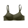 thumbnail image 1 of Qingpeng Womens Full Support Solid Bras Full Coverage Push Up Wireless Bras Comfy Seamless No Underwire Daily Bralette, 1 of 5