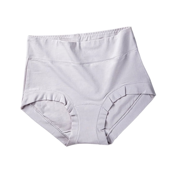 Qingpeng Womens High Rise Cotton Underwear Soft Breathable Briefs Everyday Panties Size L-XXL