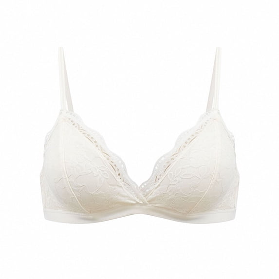 Qingpeng Womens Lace Bralette Wireless Triangle Bra No Underwire Soft Breathable Everyday Lightweight Comfort Bras