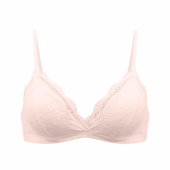 Qingpeng Womens Lace Bralette Wireless Triangle Bra No Underwire Soft Breathable Everyday Lightweight Comfort Bras