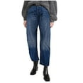 thumbnail image 1 of Qingpeng Womens Loose Barrel Jeans High Waisted Wide Leg Boyfriend Cropped Denim Ankle Pants with Large Pockets, 1 of 8
