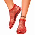 thumbnail image 1 of Qingpeng Womens Rhinestone Embellished Mesh Flat Sandals Open Toe High Ankle Design Breathable Slip On Summer Shoes, 1 of 5